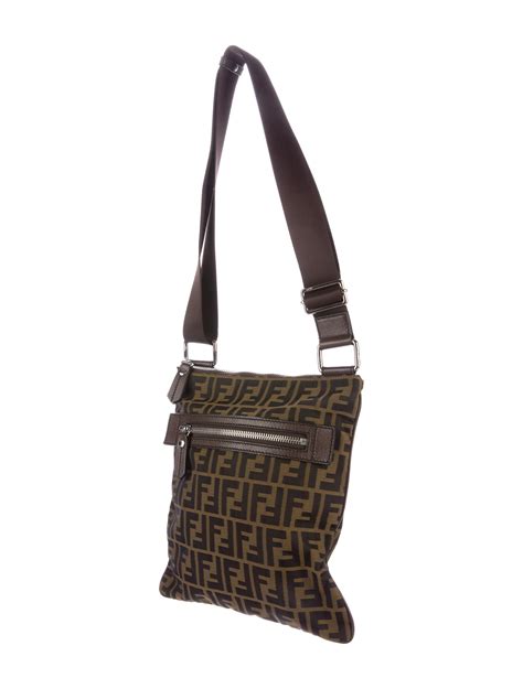 messenger bag fendi cross body|Fendi zucca crossbody vintage.